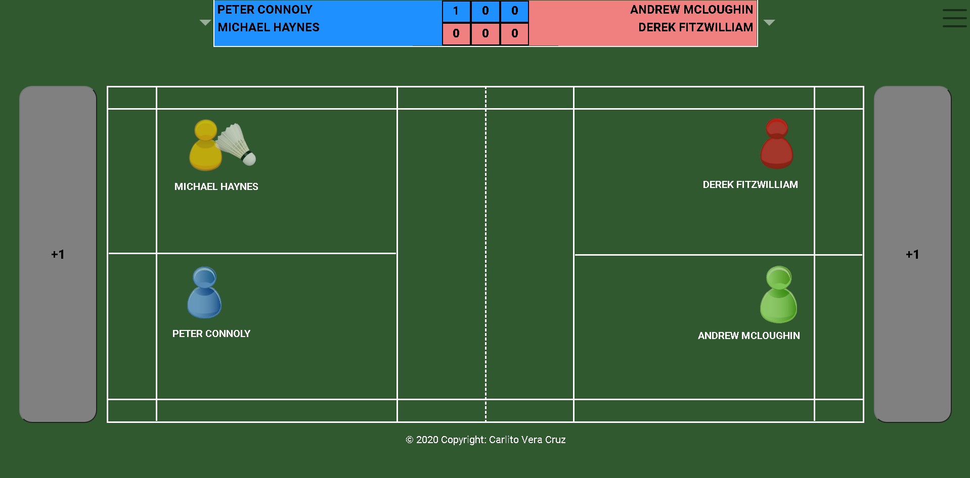 Badminton Scorer